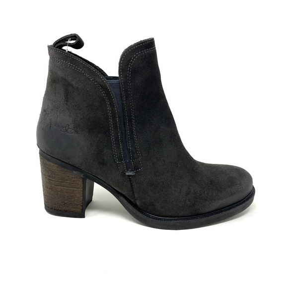 Bos & Co Belfield ankle boots Grey oil suede - Picture 1 of 7